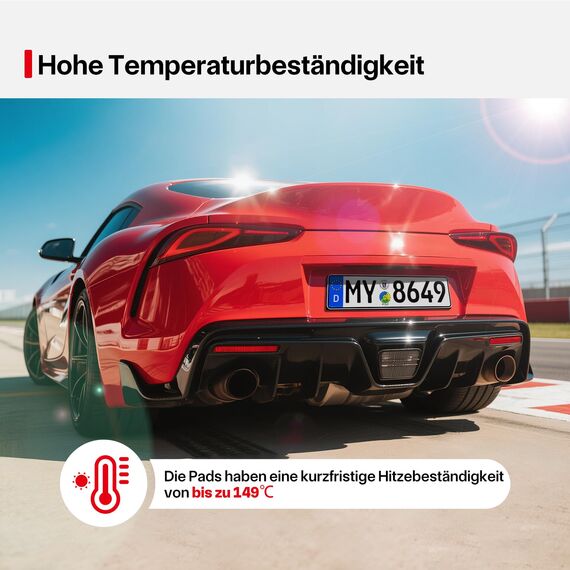 Doppelseitiges Klebepads Extra Stark, 10 x Nummernschild Klebeband aus Schaumstoff, Montagepads Doppelseitig, Selbstklebendes Kfz-Kennzeichen Klebepads für Fahrzeugkennzeichen, Nummernschilder