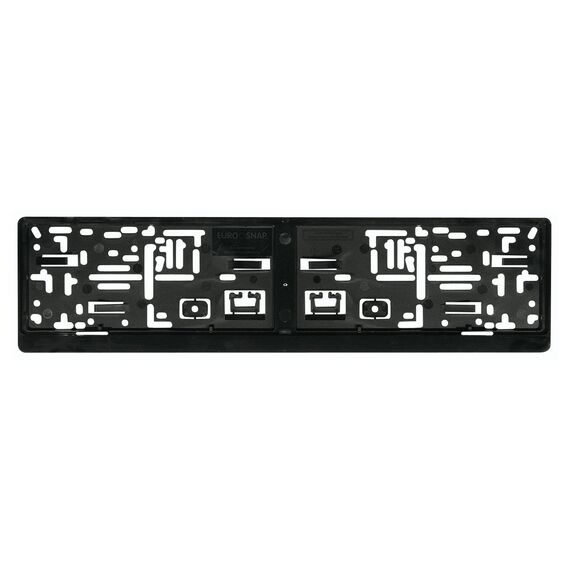 Cartrend 70189 Kennzeichenhalter schwarz, 2 Stück