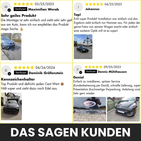 Ivality Magnet Kennzeichenhalter Rahmenlos für 1 Kennzeichen, Unsichtbare Rahmenlose Kennzeichenhalter Magnet für Auto, Wechselkennzeichenhalter Österreich, Straßenzugelassen, TÜV geprüft bis 350 km/h