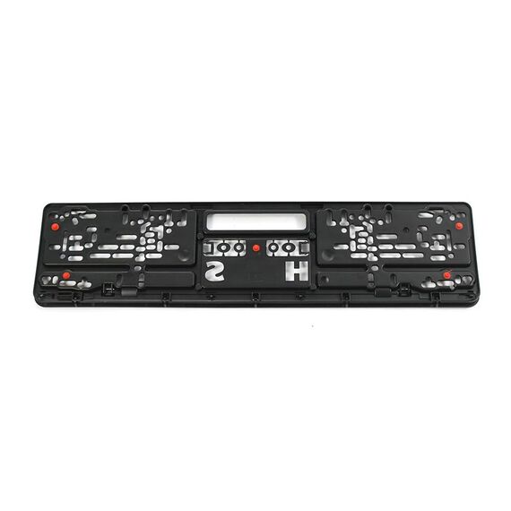 Audi Sport GmbH 3291900100 Kennzeichenhalter Original Sport Kennzeichen Halterung,schwarz/rot, 520 x 110 mm