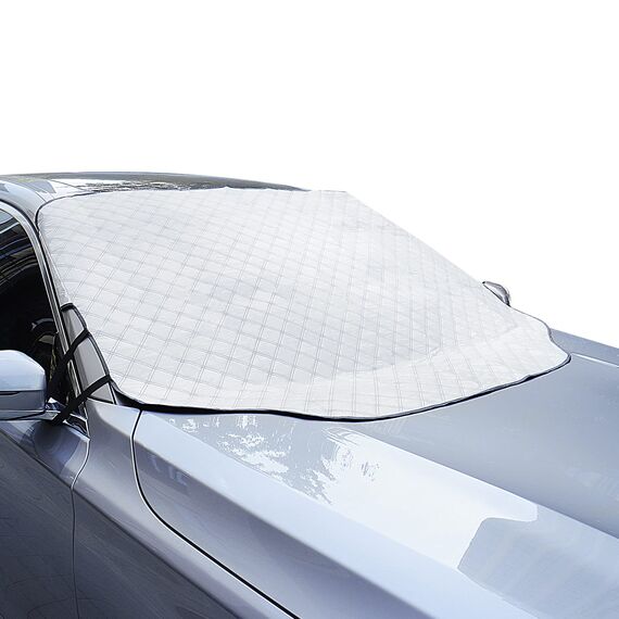 WIN.MAX Frontscheibenabdeckung Auto Scheibenabdeckung Faltbar Sonnenschutz Winter Windschutzscheiben Abdeckung 3 Magnetische für Autoscheibenabdeckung gegen Strahlung, Sonne, Staub, Schnee, EIS