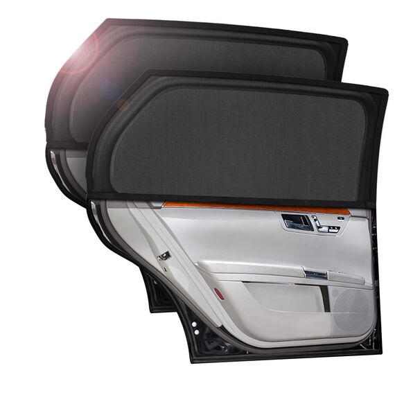 Sonnenschutz Auto Baby, 2 Stück Universal Elastizitä Sonnenblende Auto Netz für Seitenfenster, Sonnenschutz Auto Kinder mit UV Schutz & Hitzeschutz, Privatsphäre Für Kinder Haustiere, Fit 98% Autos