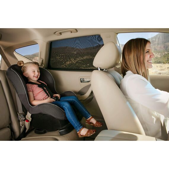 Auto-Sonnenschutz für Kinder (Pack of Two) – dehnbar & atmungsaktiv Fenster für Sonnenschutz Sonnenschutz Auto Fenster Schatten All-Round Schutz für Kinder – passend für die meisten Fahrzeuge