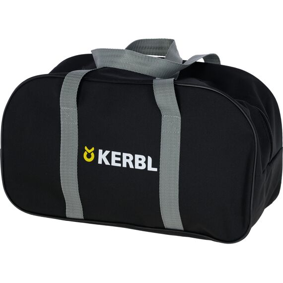 Kerbl Works Abschleppschlinge, Abschleppseil, Abschleppgurt, rot, 4m, 4cm, 35 Tonnen, Polyester, Warnfähnchen, Transporttasche