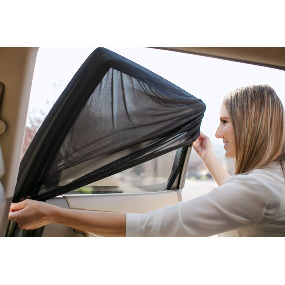 Auto-Sonnenschutz für Kinder (Pack of Two) – dehnbar & atmungsaktiv Fenster für Sonnenschutz Sonnenschutz Auto Fenster Schatten All-Round Schutz für Kinder – passend für die meisten Fahrzeuge