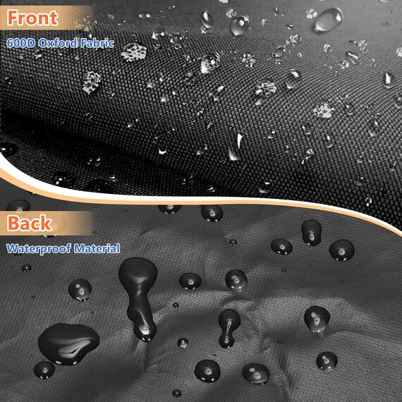ZATOOTO Frontscheibenabdeckung für Volkswagen T5 T6, 600D Oxford Stoff wasserdichtes Windschutzscheibenabdeckung, Allwetter-Windschutzhaube, lichtundurchlässige UV/Frost/EIS/Staub Schutzhülle