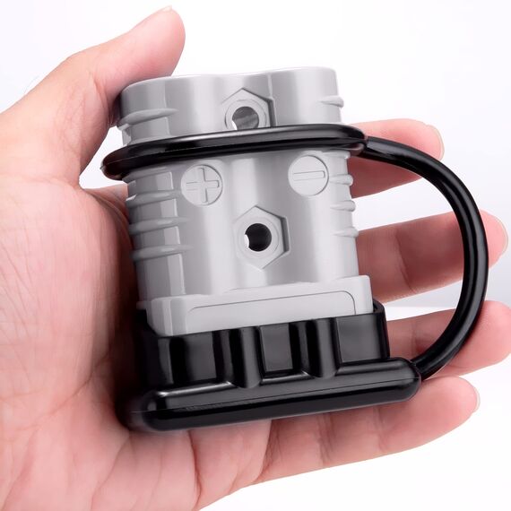 Spurtar Batterieanschluss 175AMP (2 STK.) Quick Connect Batterie Verbindungs Stecker mit Staubkappe Stecker für Auto Wohnmobil Wohnwagen Motorrad Boot Solaranlagen, Zertifiziert