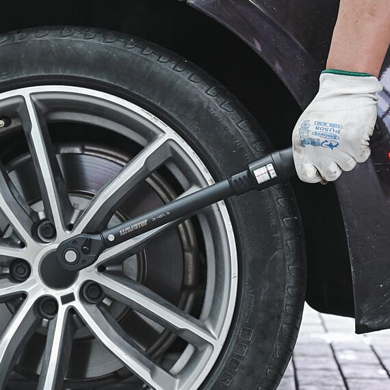 LLAVETOR 1/2" Drehmomentschlüssel Auto 60-330Nm, Drehmoment-Schlüssel, ± 3% Genauigkeit Reifenschlüssel Tool für Links- und Rechtsgewinde, Reifen Reparatur Tool für Auto, LKW, Motorrad