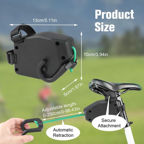 Abschleppseil Fahrrad Kinder 2.5M Einziehbarer Eltern Kind Zugseil Abschleppseil Traktionsseil Abschleppgurt Fahrrad Zugsystem Tragfähigkeit 550 lb Abschlepp für MTB Bike Radfahren Stretch Zuggurt