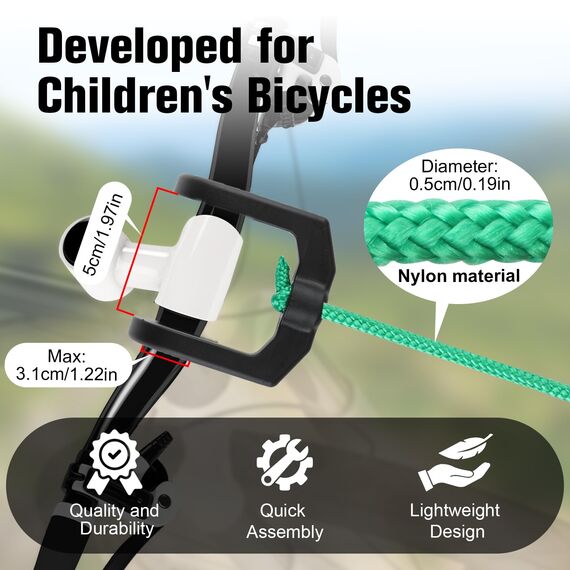 Abschleppseil Fahrrad Kinder 2.5M Einziehbarer Eltern Kind Zugseil Abschleppseil Traktionsseil Abschleppgurt Fahrrad Zugsystem Tragfähigkeit 550 lb Abschlepp für MTB Bike Radfahren Stretch Zuggurt