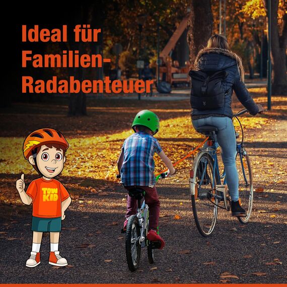 Meta Bike Fahrrad Abschleppseil für Kinder, 2.5M Abschleppsystem Zugseil, Traktionsseil Zugsystem Kinder & Erwachsene, Kinderfahrrad Mountainbike E-Bike Woom MTB