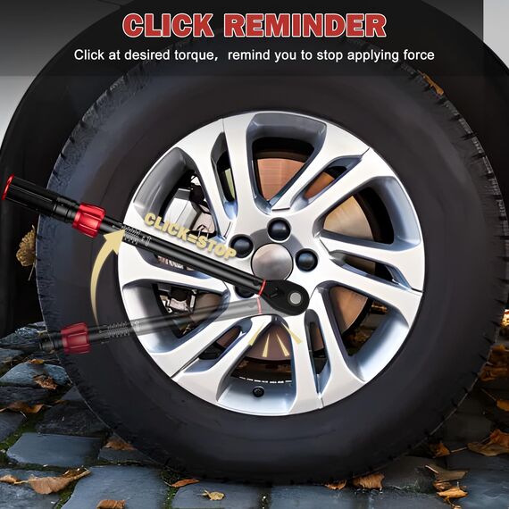 NADOKHI Drehmomentschlüssel 1/2 Zoll, 20-220NM Drehmomentschlüssel Auto & Motorrad, ±3% Fehlergenauigkeit, 72T Umschaltknarre Drehmoment-Schlüssel mit Aufbewahrungsbox für Reifenwechsel, LKW, NKW