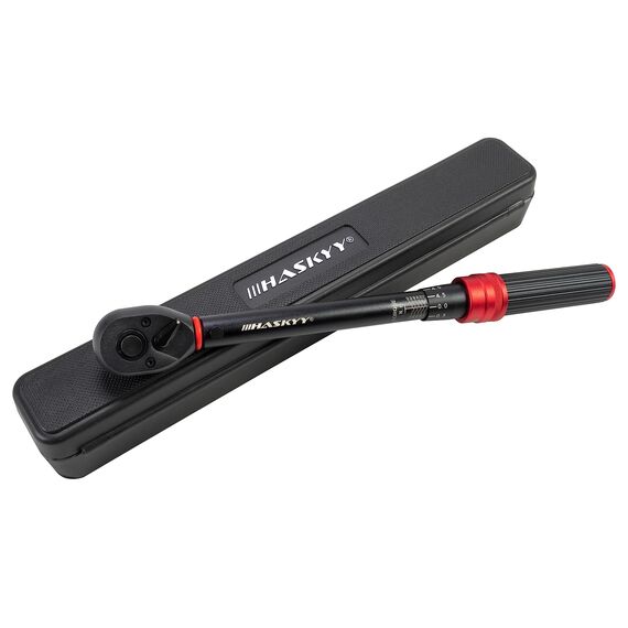 HASKYY Drehmomentschlüssel 3/8" 10-60Nm Motorrad Quad Drehmoment Ratsche Knarre Schlüssel