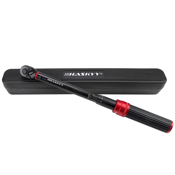 HASKYY Drehmomentschlüssel 3/8" 20-120Nm Motorrad Quad Drehmoment Ratsche Knarre Schlüssel