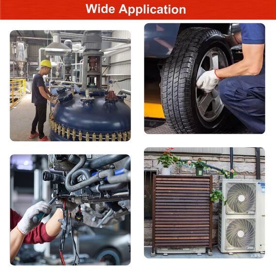 ATsafepro Einsteck Drehmomentschlüssel 5-60 Nm, 9×12mm offener Enddrehmomentschlüssel, austauschbarer Drehmomentschlüssel für HVAC Mini Split, Kältesysteme, Fahrrad, Motorrad und Autowartung