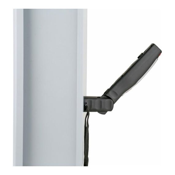 STIER LED-Arbeits-/Werkstattleuchte, 350 Lumen, brillantes Licht 80 Lumen Hochleistungs-Spotlight, 180° Klappdesign, 2 rückseitige Haken und Micro USB-Ladekabel, ideal für jede Werkstatt