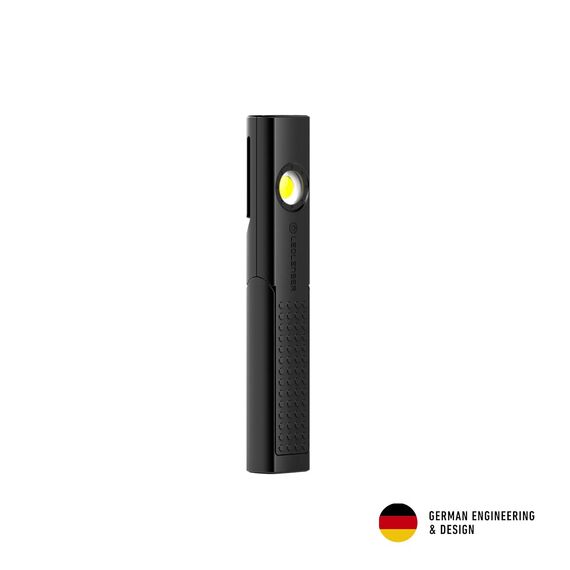 Ledlenser W4R Work Stablampe LED Werkstatt | KFZ Lampe 220 Lumen | LED Baulampe mit Akku | 9 Stunden Leuchtdauer | Werkstattlampe | Lampe zum Arbeiten | Arbeitsleuchte aufladbar | 90 Meter Leuchtweite
