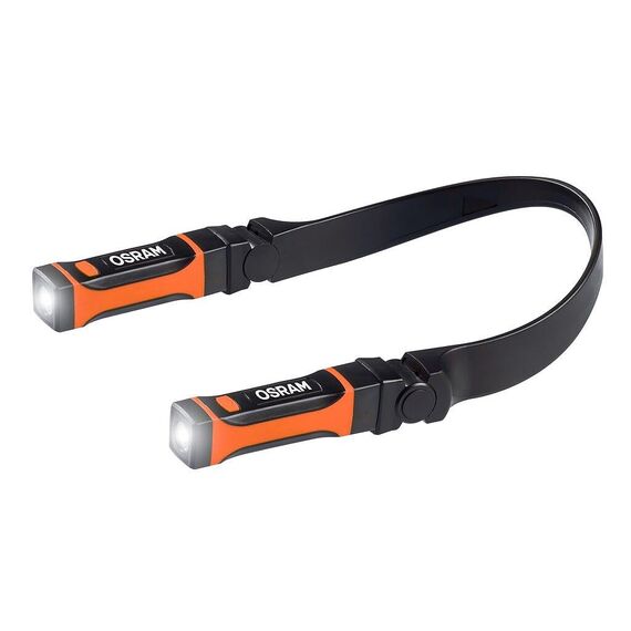 Osram LEDIL413 LEDInspect Wearable Neck Light, LED-Inspektionsleuchte, 6500K, wiederaufladbare Nackenleuchte, abnehmbare Taschenlampen mit Zwei Lichtfunktionen, freihändiges Arbeiten