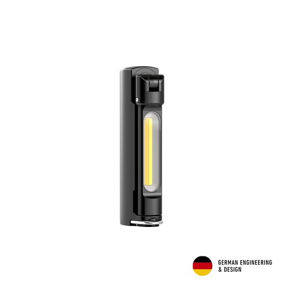 Ledlenser W7R Work Stablampe LED Werkstatt | KFZ Lampe 600 Lumen | LED Baulampe mit Akku | 5 Stunden Leuchtdauer | Werkstattlampe | Lampe zum Arbeiten | Arbeitsleuchte aufladbar | Akku Leuchte