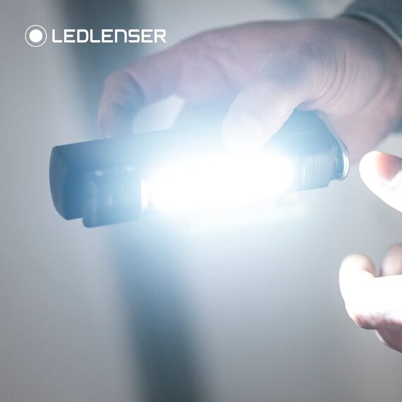 Ledlenser W6R Work Stablampe LED Werkstatt | KFZ Lampe 500 Lumen | LED Baulampe mit Akku | 10 Stunden Leuchtdauer | Werkstattlampe | Lampe zum Arbeiten | Arbeitsleuchte | aufladbare Werkstattleuchte