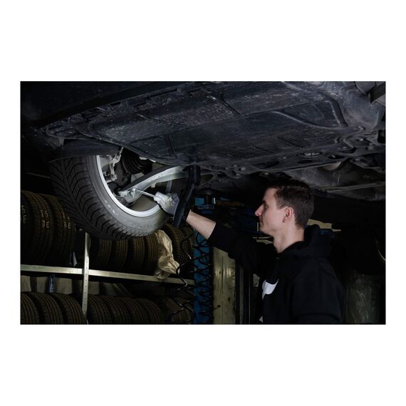 STIER LED-Arbeits-/Werkstattleuchte, 350 Lumen, brillantes Licht 80 Lumen Hochleistungs-Spotlight, 180° Klappdesign, 2 rückseitige Haken und Micro USB-Ladekabel, ideal für jede Werkstatt