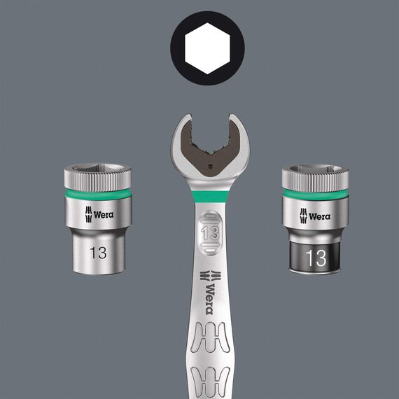 Wera 05135926001 KK W 1 Kraftform Kompakt W1 Wartung, 1/4" x 10 mm, Werkzeug-Set, 35-teilig Schwarz Stück
