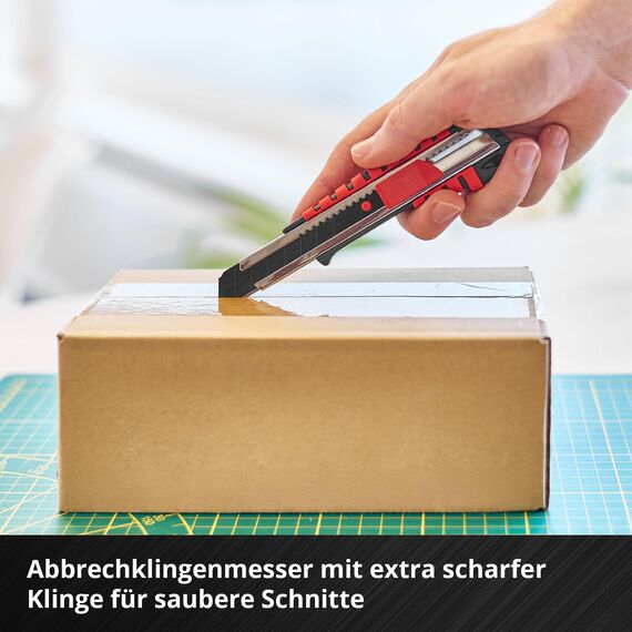 Original Einhell E-Case 79-tlg. Werkzeugkoffer Umzug (Schlosserhammer, Zangen, Bit-Zubehör, Abbrechklingenmesser, Maßband, Wasserwaage, Gabel-Ringschlüssel, Systemkoffer)