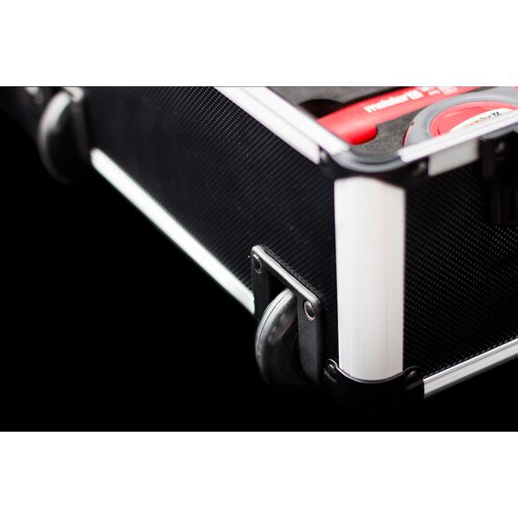 Meister Werkzeugtrolley 238-teilig - Mit Qualitätswerkzeug von Knipex & Wera - Teleskophandgriff / Profi Werkzeugkoffer befüllt / Werkzeugkiste fahrbar auf Rollen / Werkzeugbox / 8973770