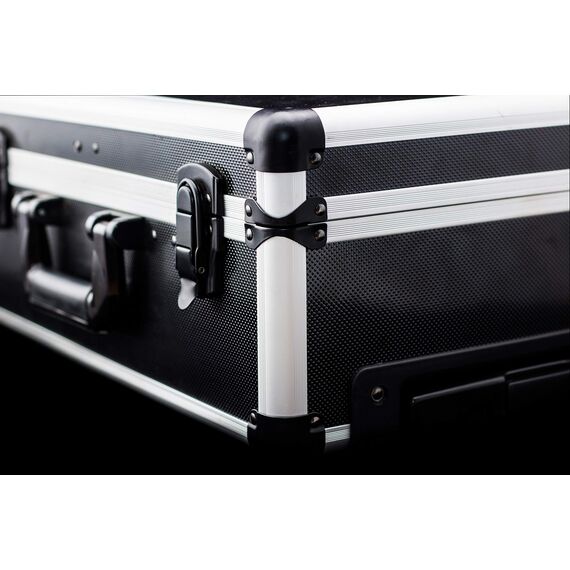 Meister Werkzeugtrolley 238-teilig - Werkzeug-Set - Teleskophandgriff / Profi Werkzeugkoffer befüllt / Werkzeugkiste fahrbar auf Rollen / Werkzeugbox komplett, Schwarz/Silber, 8971480
