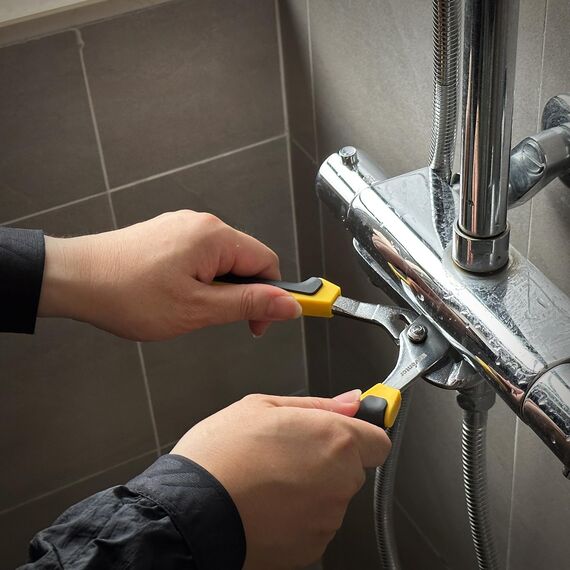 ENVENTOR Werkzeugkoffer, 158-tlg Haushalts Werkzeug-Set, Gefüllt, Werkzeugkasten mit Schraubendreher Set, Hammer, Zange und Ratsche Steckschlüsselsatz, Werkzeugkiste für Haushalt DIY, Garage, Auto