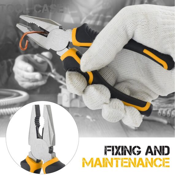 Hi-Spec kleiner Werkzeugkoffer. Mini Werkzeugkoffer. Werkzeugset mit Mini Hammer, Bit Set, Nagelset, Massband und mehr. Ideal für Haushalt und Geschenk