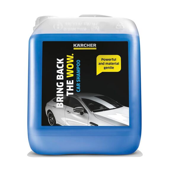 Kärcher Autoshampoo RM 619 (5 l) zur gründlichen Reinigung von Lack- und Kunststoffoberflächen, black
