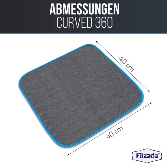 Filzada® 6X Lackschonende Mikrofasertücher Auto mit 380 GSM - extrem weich und saugstark - fusselfreie Poliertücher - Für Motorrad - Autopflege 40 x 40 cm