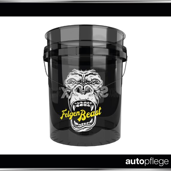 Felgenreiniger Set | Sonax Felgenbeast 500ml + Auto Wascheimer 20l mit Sieb und Deckel + Waschhandschuh + Pinsel + Ceramic Quick Detailer + Ceramic Shampoo + Mikrofasertuch
