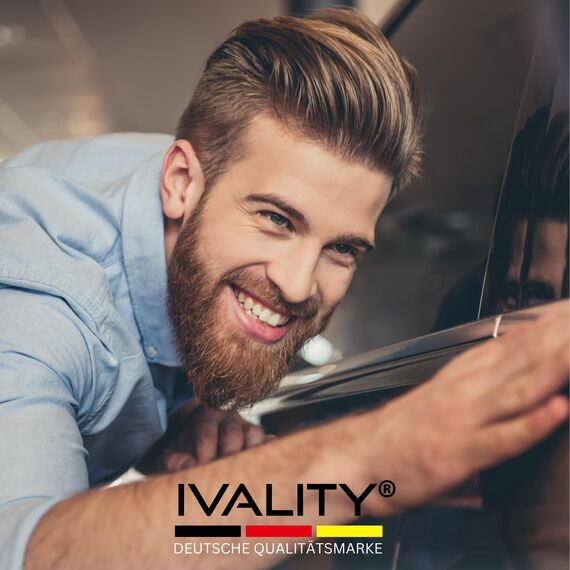 Ivality® Auto Trockentuch Klein 40x40 cm – 1400 GSM Ultra Saugstarke Mikrofasertücher für Autopflege und Motorrad, Fusselfreies, Lack-schonendes Twisted Towel Microfasertuch