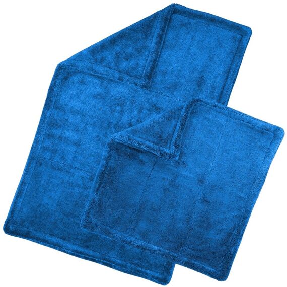Ivality® Auto Trockentuch Set – 2 Stück - 80x50 cm & 40x40 cm, 1400 GSM Saugstarkes Twisted Mikrofasertücher - Trockentuch für AutoPflege und Motorrad - Fusselfreie & Lack-schonende Microfasertuch