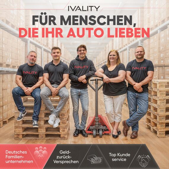 Ivality® Auto Trockentuch Set – 2 Stück - 80x50 cm & 40x40 cm, 1400 GSM Saugstarkes Twisted Mikrofasertücher - Trockentuch für AutoPflege und Motorrad - Fusselfreie & Lack-schonende Microfasertuch