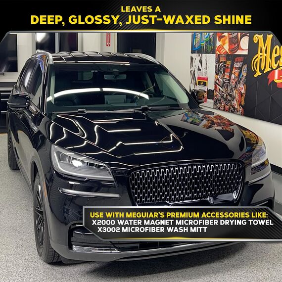 Meguiar's G17748EU Ultimate Wash & Wax Autoshampoo -Autopflege& Autoreinigung - Autowäsche mit Duft - Autowachs - Shampoo und Wachs in einem - 1420ml