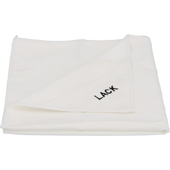 NIGRIN Mikrofaser-Tuch Lack, besonders sanft zum Lack, garantiert kratzerfreies Auspolieren, Auto Microfasertuch Autopflege, 40x40 cm, Grau