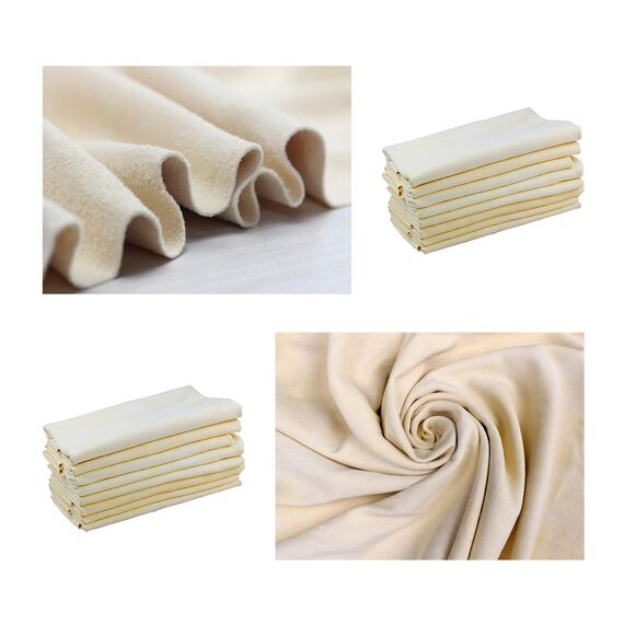 Shonye 30x40cm - Natürliches Hirschleder-Reinigungstuch, 1 Auto-Rehleder-Handtuch, Super Saugfähiges und Schnell trocknendes Auto-Ledertuch