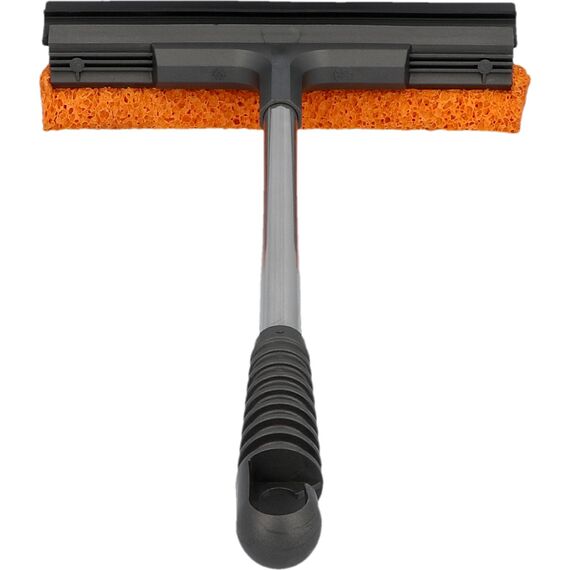 NIGRIN Scheibenreiniger 240 x 410 mm, mit Abziehlippe und Gummischwamm, Länge: 41 cm, grau