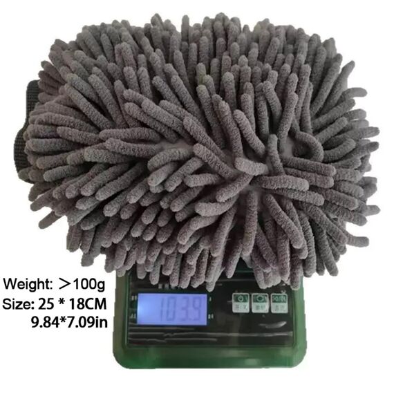 VAIYNWOM 3er Mikrofasertücher & 2 Stück Waschhandschuh Autopflege Set, Microfasertücher 600GSM Super Weich Trockentücher Mikrofaser Handtuch zum Autoreinigung, Trocknen und Polierenlau