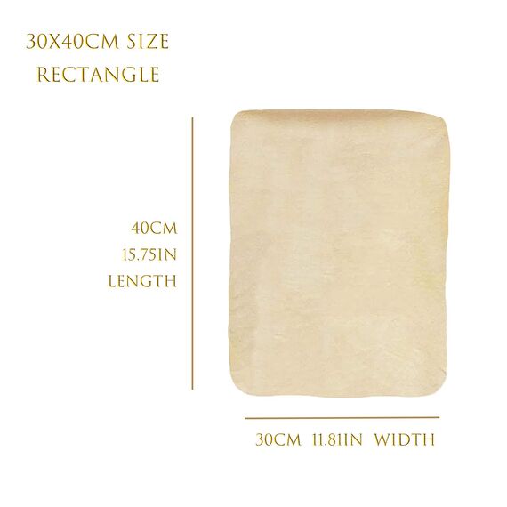 Shonye 30x40cm - Natürliches Hirschleder-Reinigungstuch, 1 Auto-Rehleder-Handtuch, Super Saugfähiges und Schnell trocknendes Auto-Ledertuch