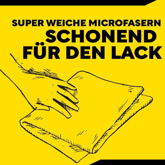 Meguiar's Supreme Shine™ Mikrofasertücher, 3er-Pack - Entfernt Rückstände von Polituren, Wachsen und Sprühreinigern, weiche Mikrofaser, Nicht-kratzend, X2020EU