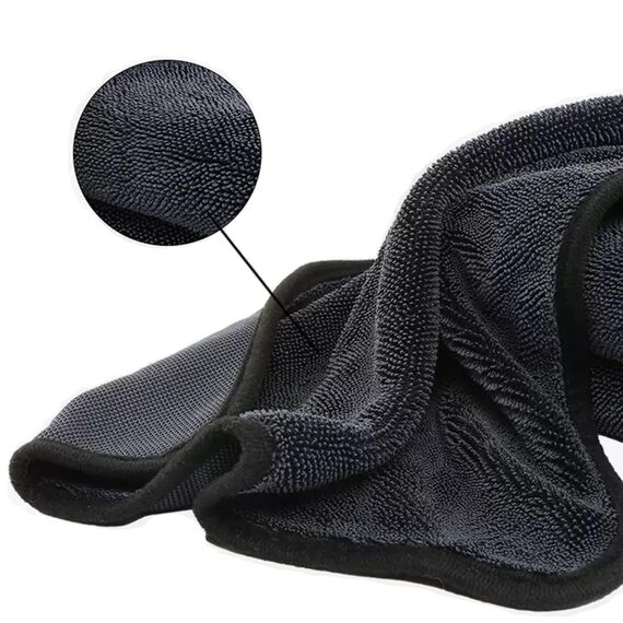 VAIYNWOM 6 Stück Mikrofasertücher Autopflege Set, Premium Autoreinigung Poliertuch Trockentücher, Fusselfreie Reinigung Auto Motorrad, Haushalt, Camping (40 x 30 cm)