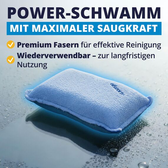 LICARGO® 2-teiliges Winter Set - Mikrofaser Scheibenschwamm & Luftentfeuchter Auto 1kg