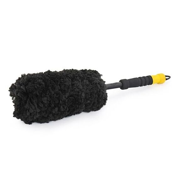 Meguiar's Supreme Wheel Brush Medium - Felgenbürste - Sichere Felgenreinigung, Dichter Mikrofaserflor, Abgewinkelter Schaft, X1902EU