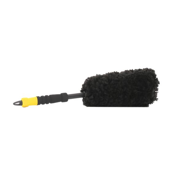 Meguiar's Supreme Wheel Brush Medium - Felgenbürste - Sichere Felgenreinigung, Dichter Mikrofaserflor, Abgewinkelter Schaft, X1902EU