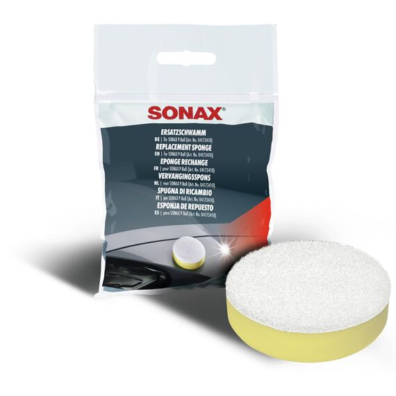 SONAX Ersatzschwamm für P-Ball (1 Stück) Schwamm mit Klettverbindung als Ersatz für den Schwamm des SONAX P-Ball | Art-Nr. 04172410