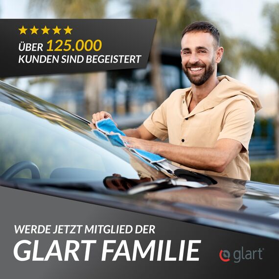 Glart 47TB 2er Set Auto Microfasertuch Trockentücher für Autopflege, Autolack, Motorrad, Küche, Geschirr - Mikrofasertuch Waffel Trockentuch - 70x40 cm blau, Mikrofasertücher auch für Fensterputzer